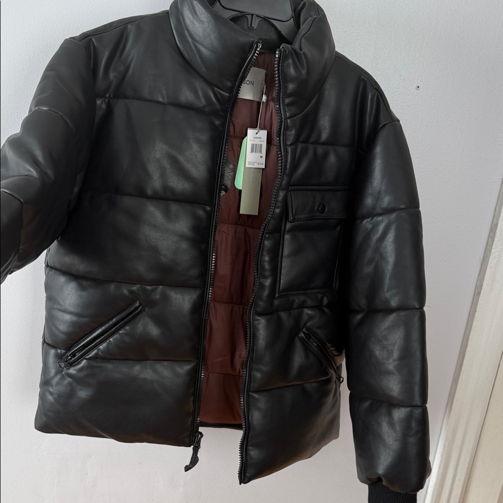 Hudson Jeans Black Puffer Jacket
